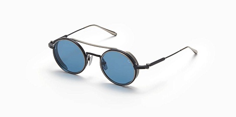 Солнцезащитные очки Akoni Eris Matte Navy Blue - Black Palladium