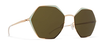 mykita alessia champagnegold green/moss 458