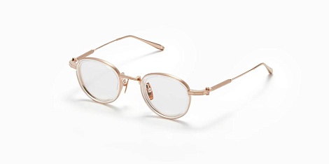 Akoni Agile Brushed White Gold - Crystal Clear