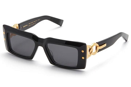 Солнцезащитные очки Balmain Imperial Black-Gold w/Drk Grey