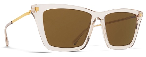 mykita kiska c1 champagne/glossy gold 914