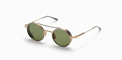 Солнцезащитные очки Akoni Eris Brushed White Gold - Matte Black Palladium